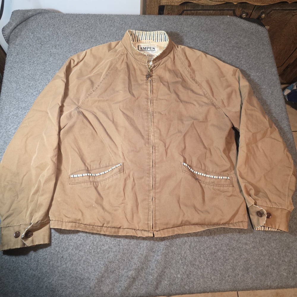 vintage Campus Outerwear jacket Medium MADE USA W1